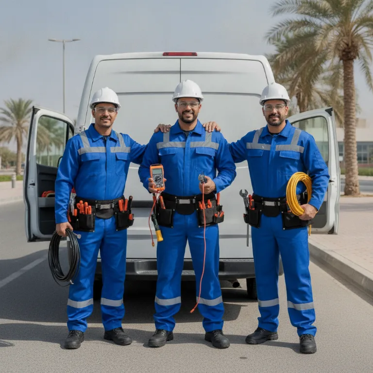 Electrician team in Sharjah